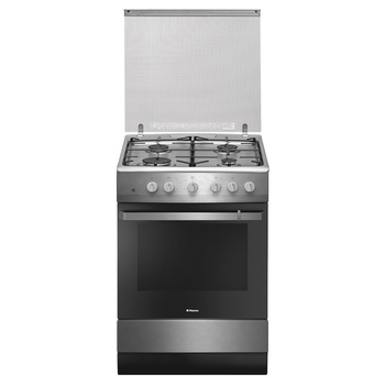 Aragaz Hansa FCGX61109, 4 arzatoare, Gaz, Aprindere electrica, Grill, Rotisor, 60 cm, Inox Aragaz Hansa FCGX61109, 4 arzatoare, Gaz, Aprindere electrica, Grill, Rotisor, 60 cm, Inox