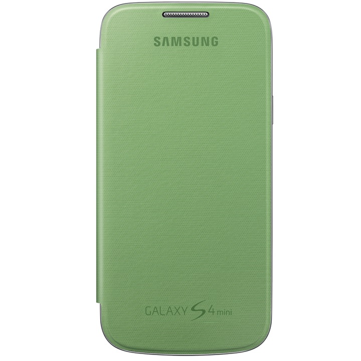 Калъф Samsung Flip Cover EF-FI919BGEGWW за Galaxy S4 Mini, Зелен