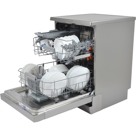 Masina de spalat vase Hotpoint LFD11M121CX, 14 seturi, 11 programe, Clasa A++, 60 cm, Inox