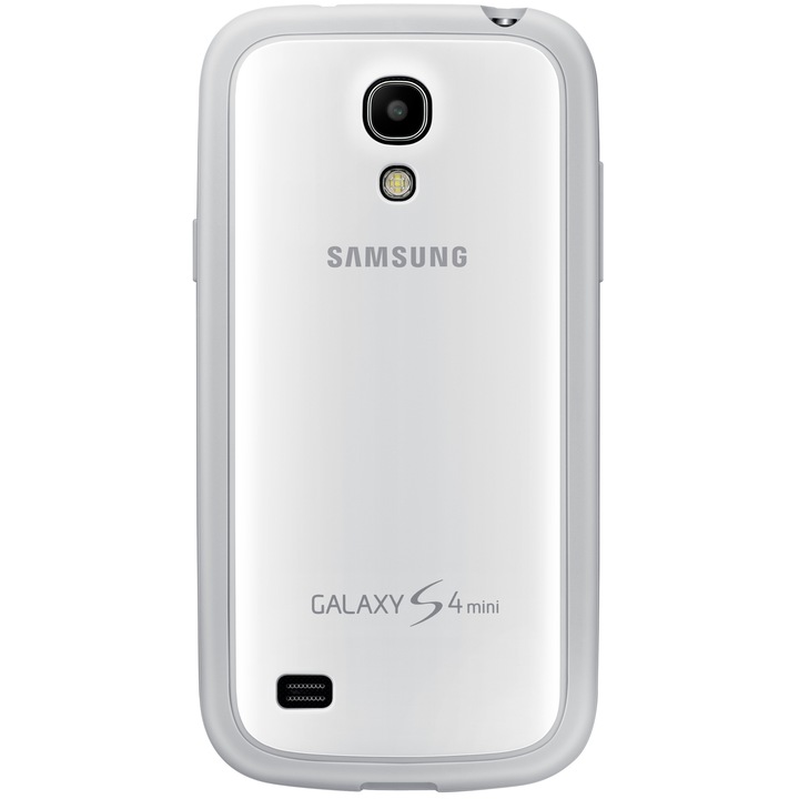 Протектор Samsung за Galaxy S4 Mini I9195, Бял