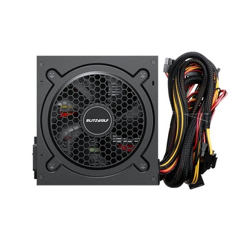 Sursa BW-CP1, BlitzWolf, 600W, certificat 80 PLUS White, negru Sursa BW-CP1, BlitzWolf, 600W, certificat 80 PLUS White, negru