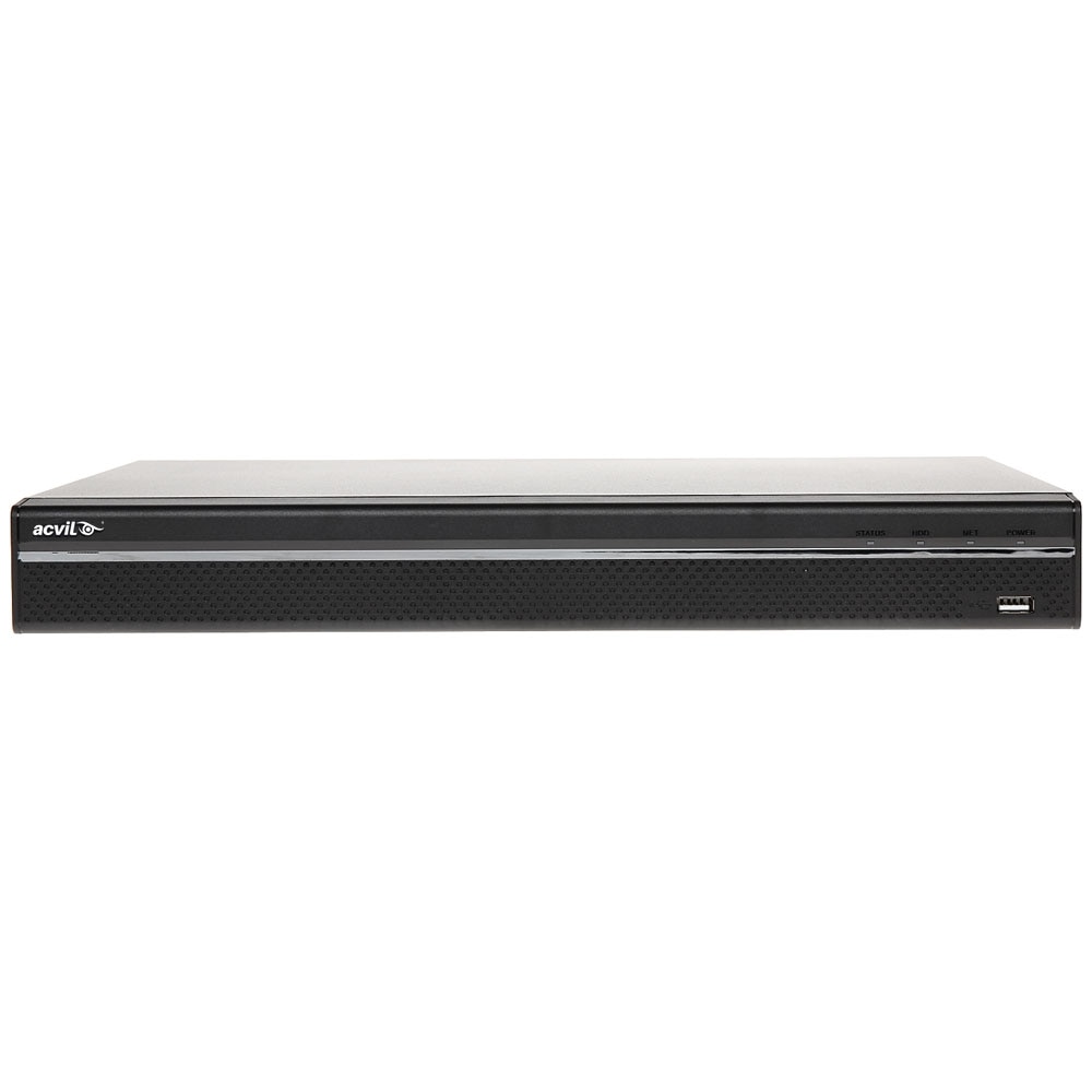 NVR Acvil NVR4216HSP 2.0, 16 canale, 8 MP, 200Mbps, 16 PoE