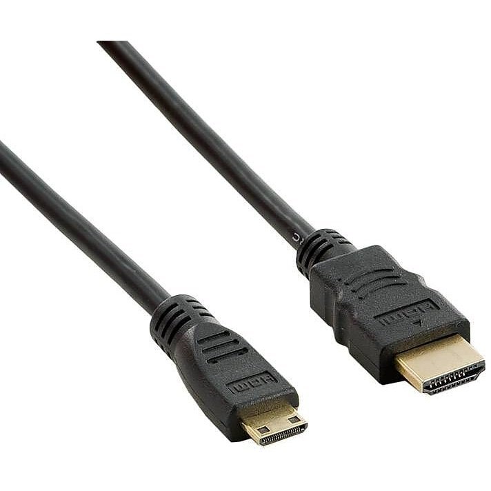 Cablu 4World mini HDMI 19/19 M/M, 1.5m, conector auriu