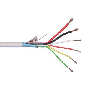 Cablu de alarma 6 fire ecranate alimentare 2x0.75, cupru integral, 500m 6CUEF+2x0.75-T Cablu de alarma 6 fire ecranate alimentare 2x0.75, cupru integral, 500m 6CUEF+2x0.75-T