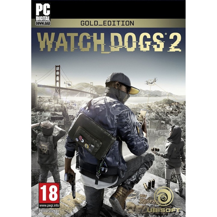 PC-játék, Ubisoft, Watch Dogs 2 Gold PC Edition