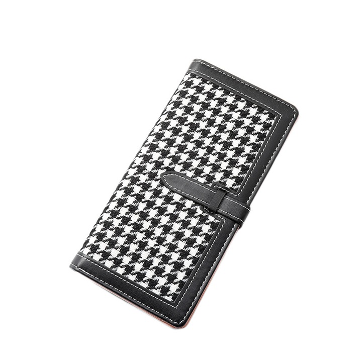 Дамски портфейл Avamsi, KXM-C102-89, черен, 19X10X3 см