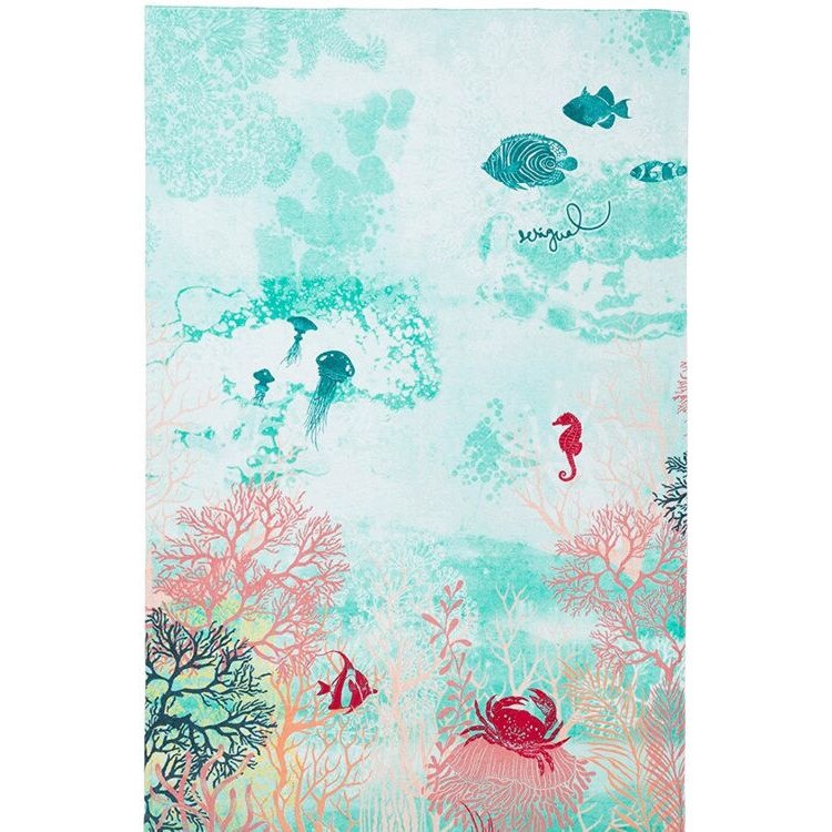 Prosop de plaja, Desigual-Under The Sea, 95 x 150 cm, Multicolor