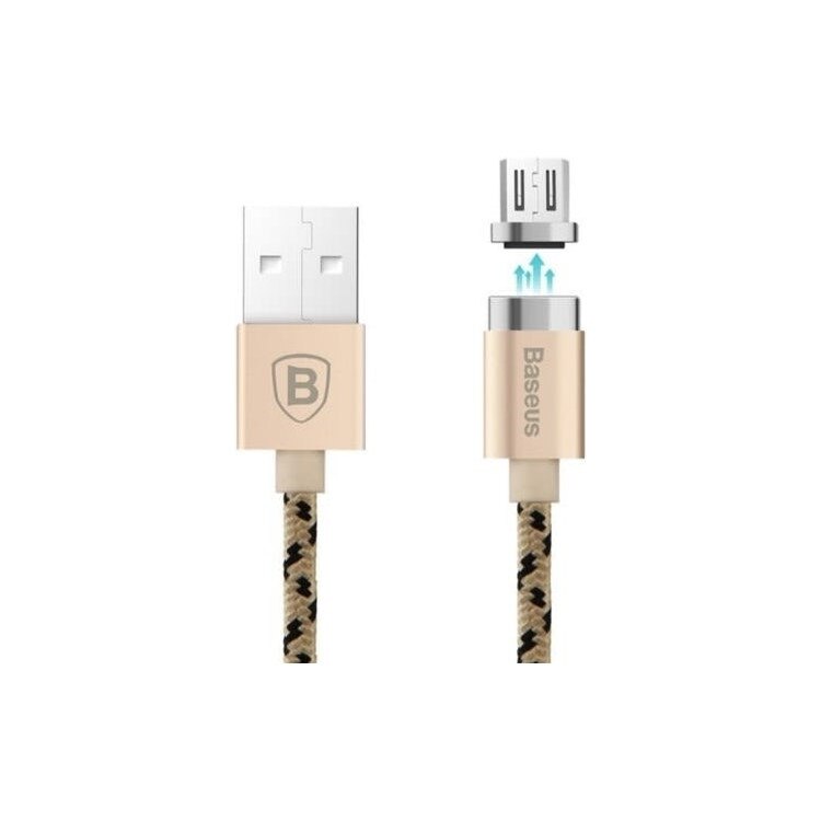 Cablu Date & Incarcare Magnetic Microusb, Roz, Baseus