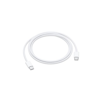 Cablu Apple Type-C la Type-C pentru MacBook Pro/Air, 1M, Alb Cablu Apple Type-C la Type-C pentru MacBook Pro/Air, 1M, Alb