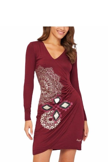 Rochie dama cu imprimeu geometric, Desigual-Abigail