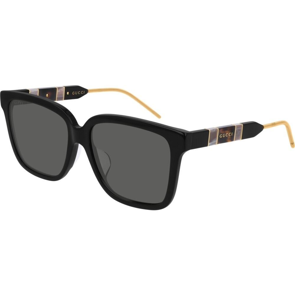 Ochelari de soare de dama Gucci GG0599SA 001, Negru, 56 mm