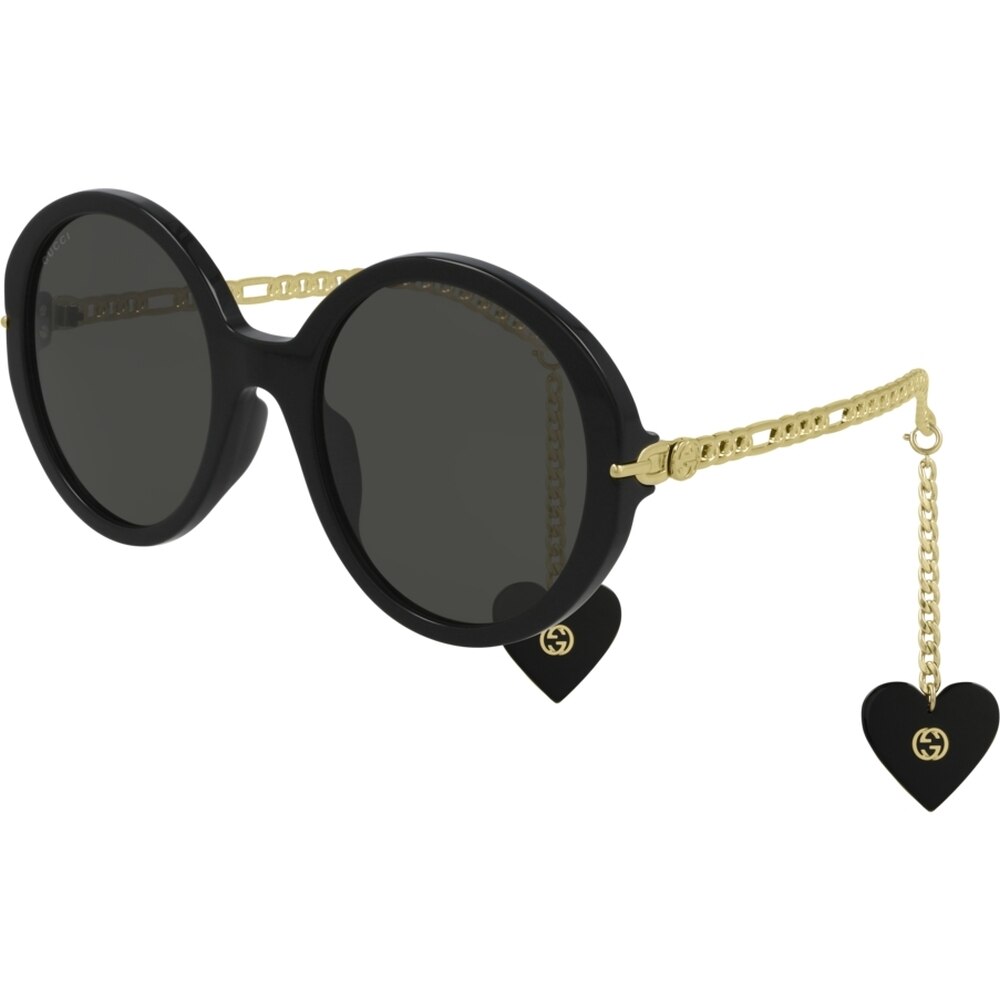 Ochelari de soare de dama Gucci GG0726S 005, Negru, 56 mm