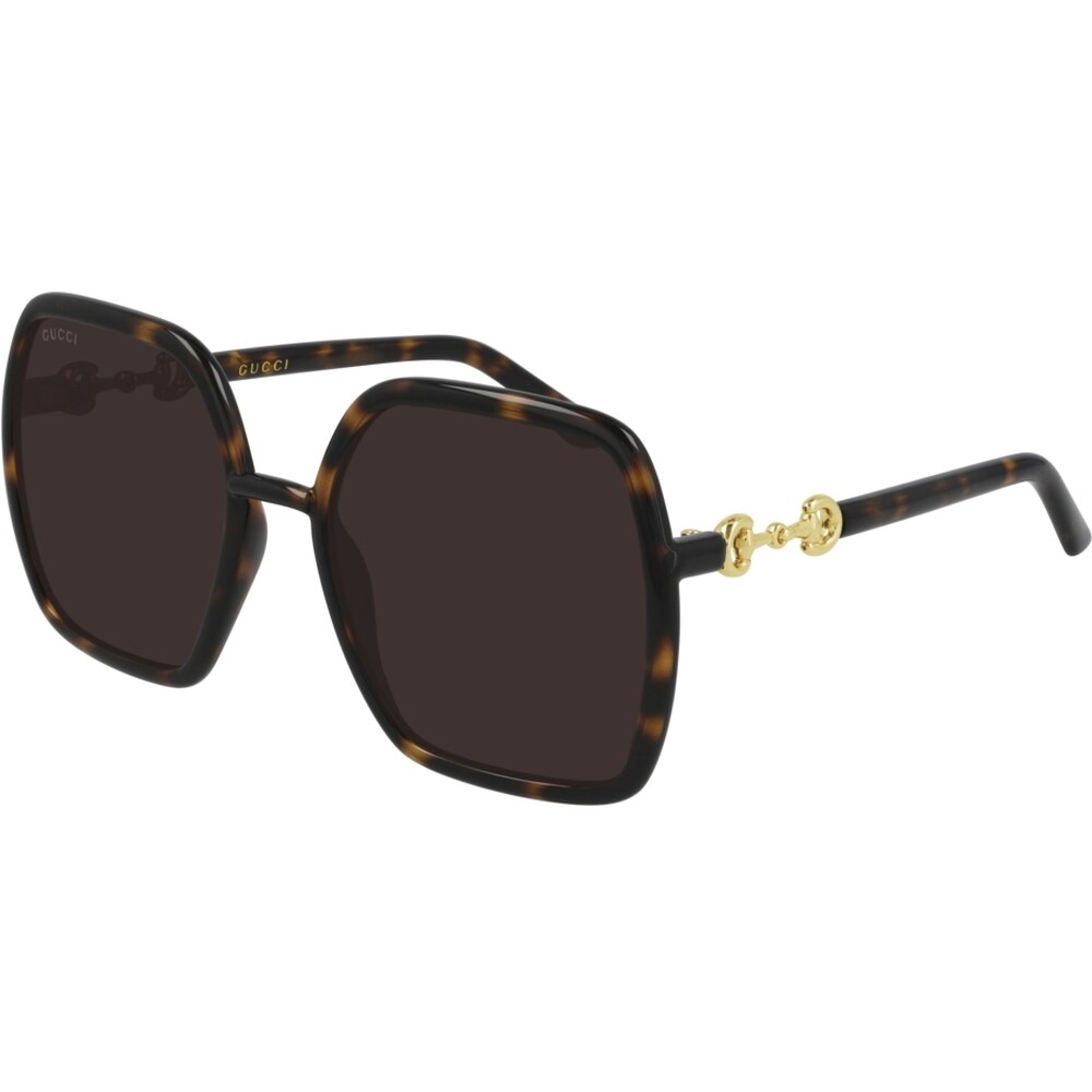 Ochelari de soare de dama Gucci GG0890S 002, Havana, 55 mm