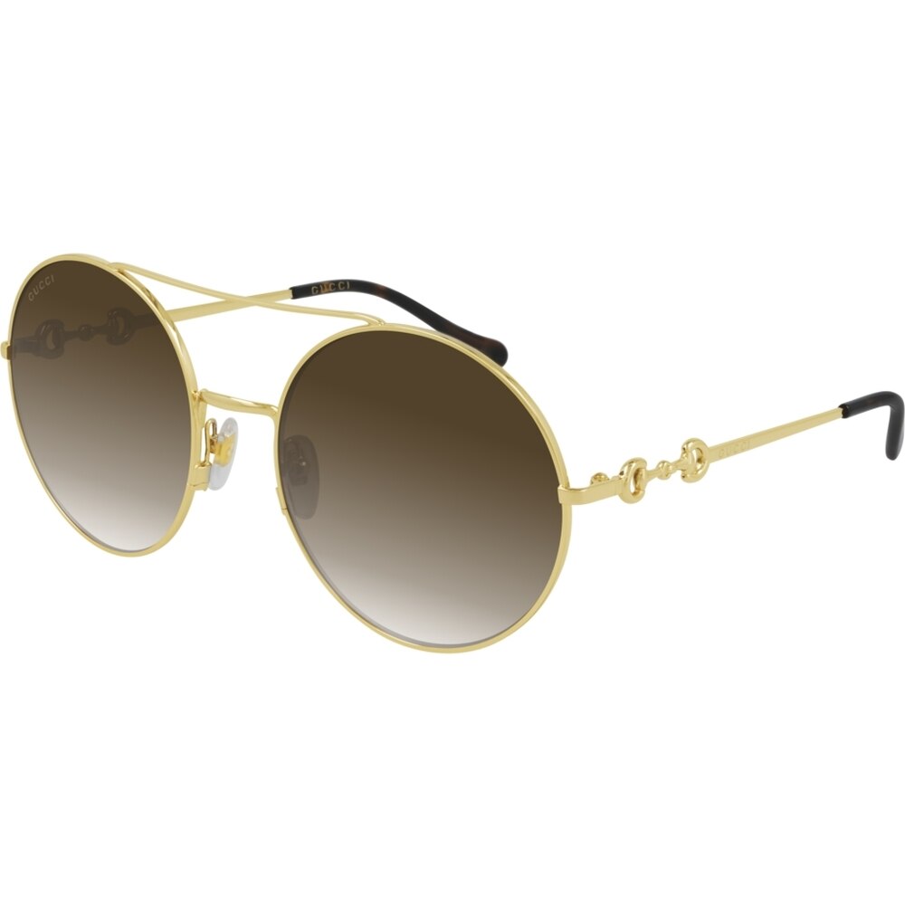 Ochelari de soare de dama Gucci GG0878S 002, Auriu, 59 mm