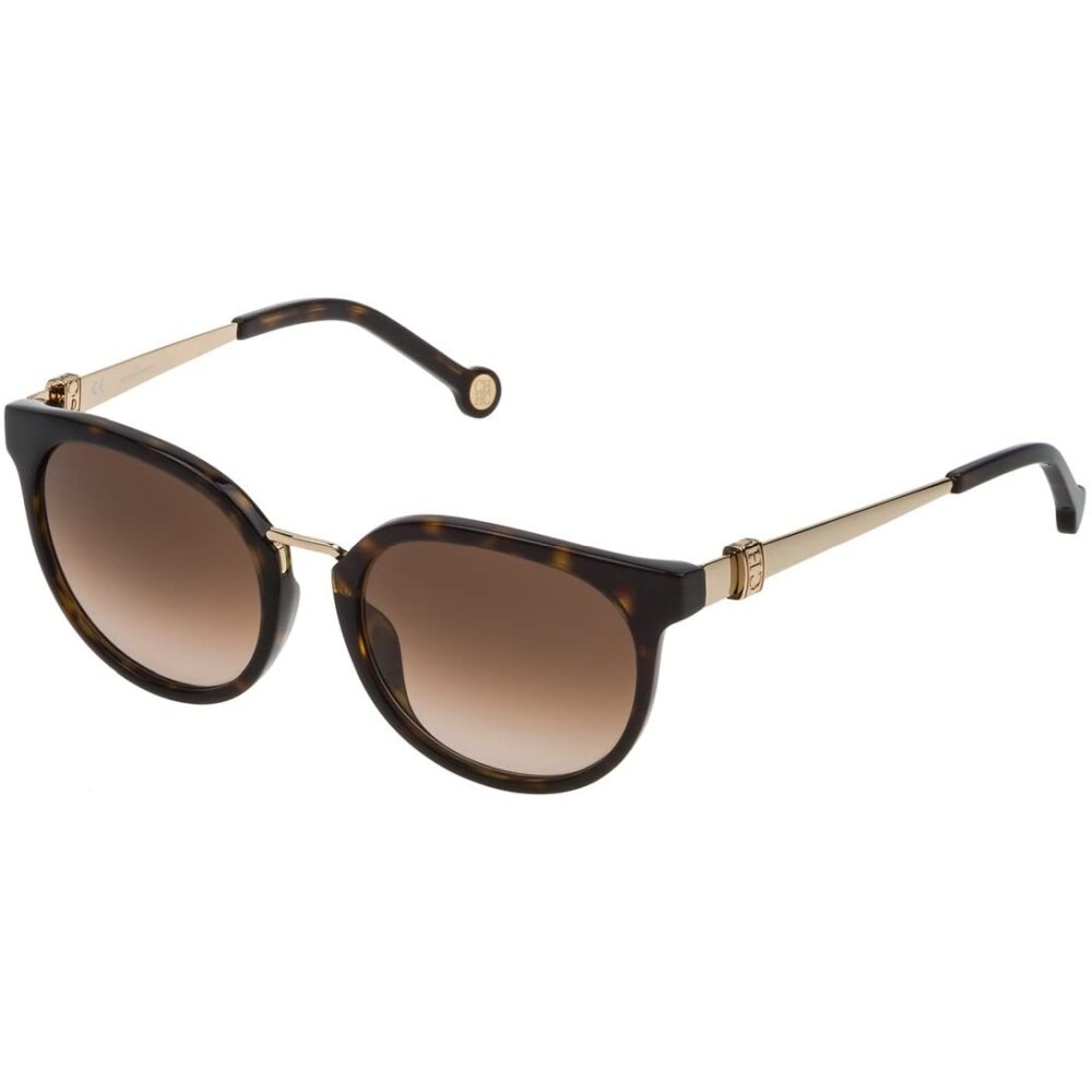 Ochelari de soare de dama Carolina Herrera SHE754 0722, Havana, 51 mm
