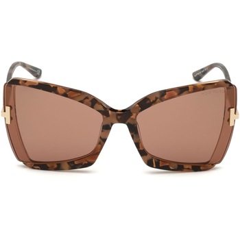 Ochelari de soare de dama Tom Ford FT0766 55Y, Havana, 63 mm Ochelari de soare de dama Tom Ford FT0766 55Y, Havana, 63 mm