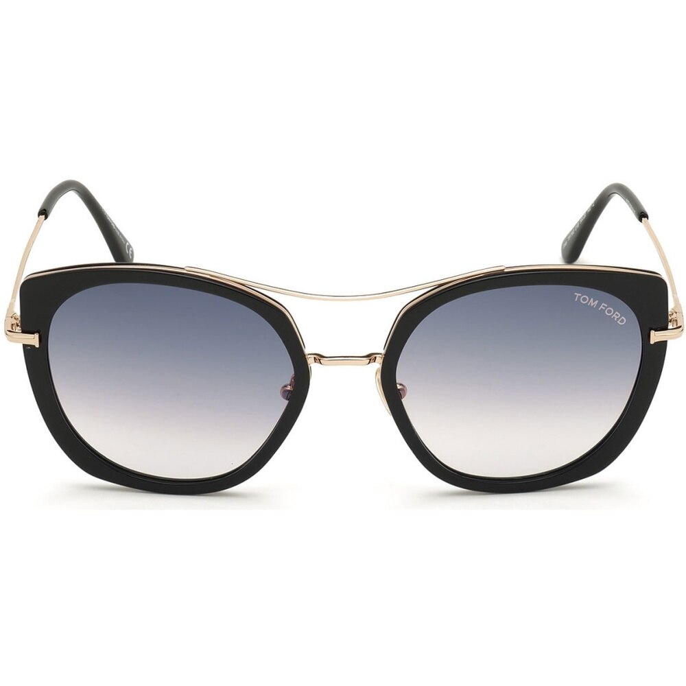 Ochelari de soare de dama Tom Ford FT0760 01B, Negru, 56 mm