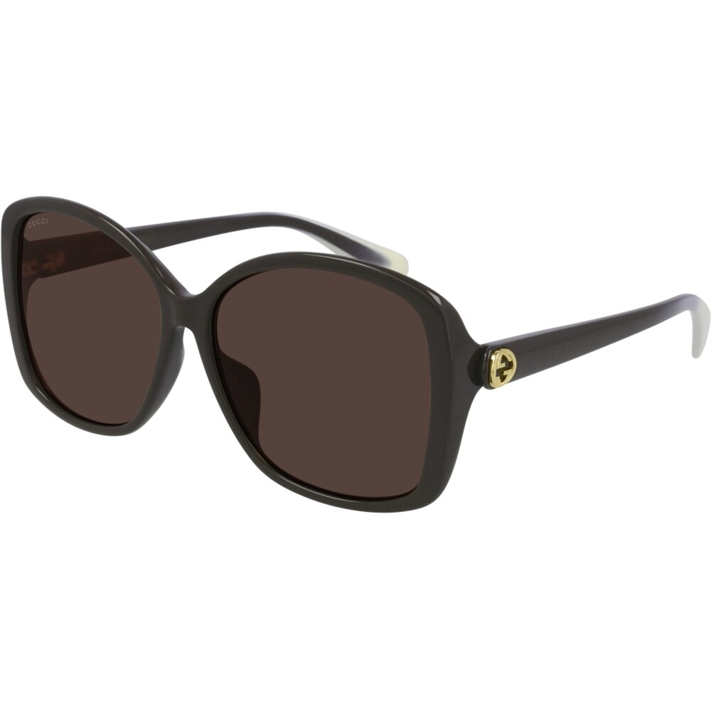 Ochelari de soare de dama Gucci GG0950SA 004, Maro, 61 mm
