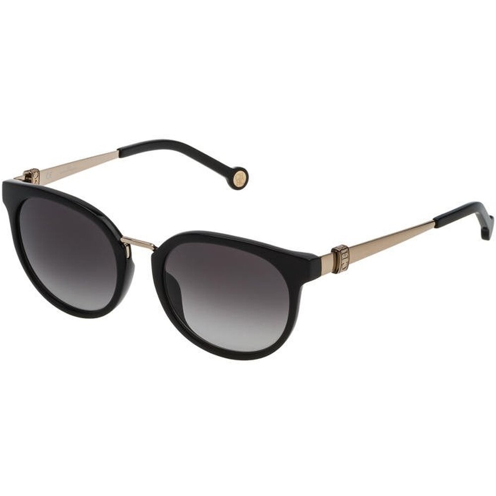 Ochelari de soare de dama Carolina Herrera SHE754 0700, Negru, 51 mm