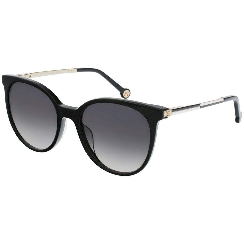 Ochelari de soare de dama Carolina Herrera SHE861 0700, Negru, 52 mm