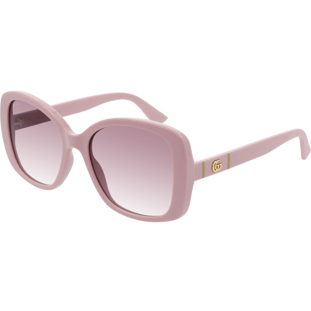 Ochelari de soare de dama Gucci GG0762S 004, Roz, 56 mm
