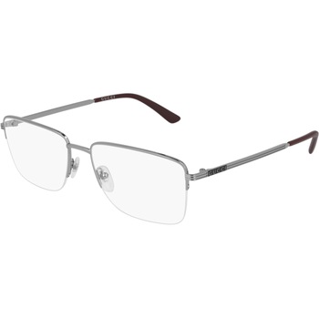 Rame ochelari de vedere pentru barbati Gucci GG0834O 006, Argintiu, 58 mm Rame ochelari de vedere pentru barbati Gucci GG0834O 006, Argintiu, 58 mm