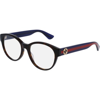 Rame ochelari de vedere pentru femei Gucci GG0039O 003, Havana, 52 mm Rame ochelari de vedere pentru femei Gucci GG0039O 003, Havana, 52 mm