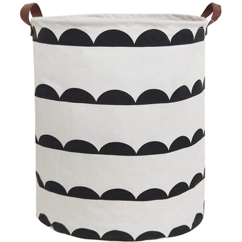 Cos Pliabil Pentru Jucarii, Rufe, Bumbac Canvas, Impermeabila, WAYA, 35x42 cm, Bumbac, 43 l, Modele, Alb/Negru Cos Pliabil Pentru Jucarii, Rufe, Bumbac Canvas, Impermeabila, WAYA, 35x42 cm, Bumbac, 43 l, Modele, Alb/Negru