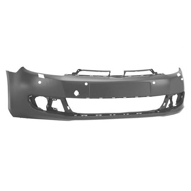 Bara protectie fata Volkswagen Golf 6 2008-2013,cu orificii senzori parcare, cu orificii spalator far