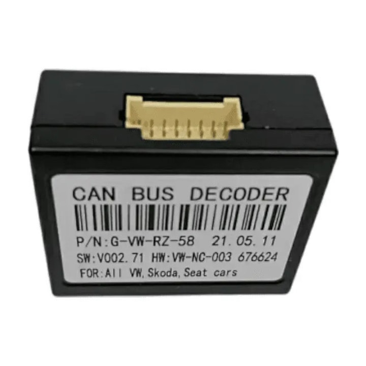 Modul canbus cu 16 pini Raise pentru navigatie Android VW Seat Skoda