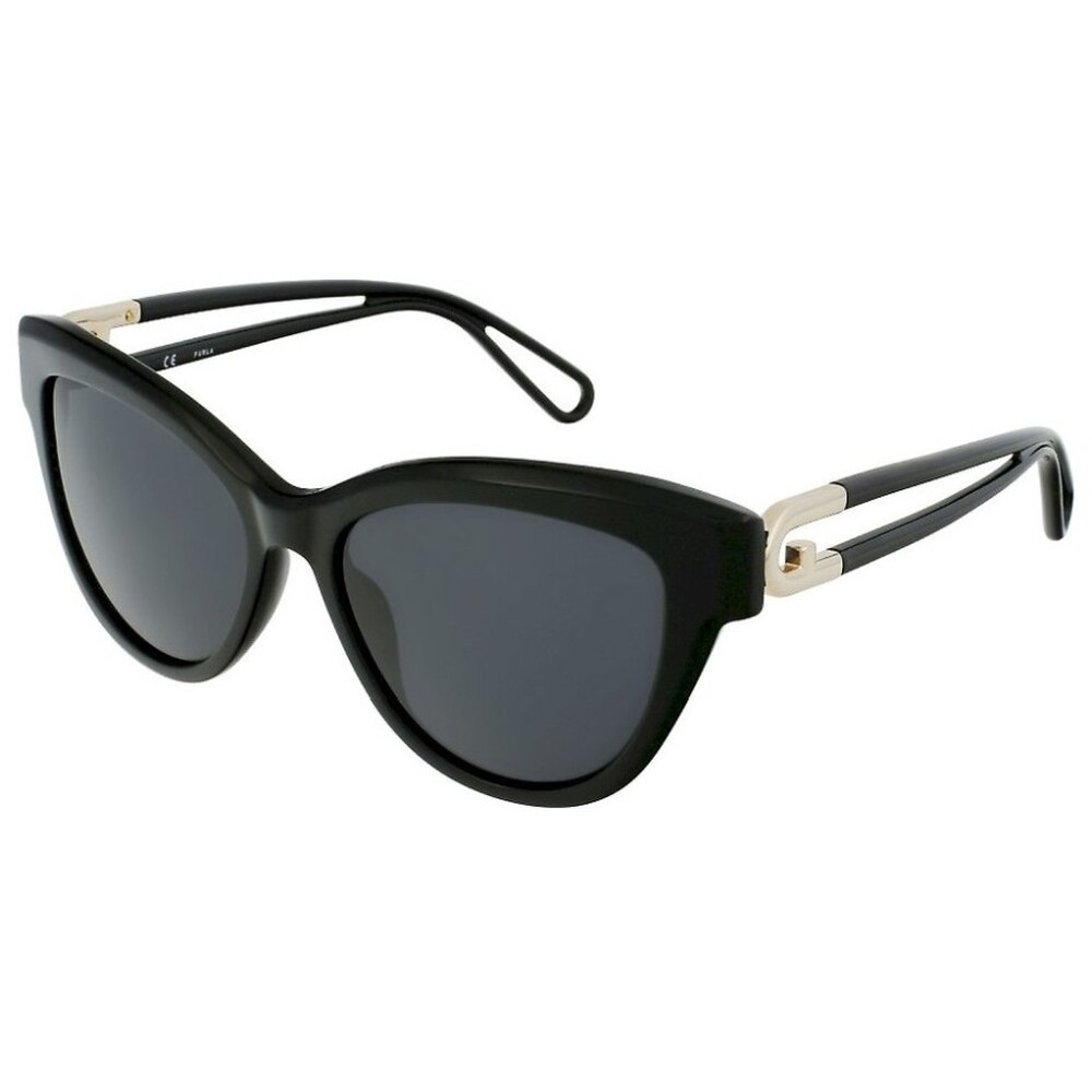 Ochelari de soare de dama Furla SFU466 0700, Negru, 54 mm