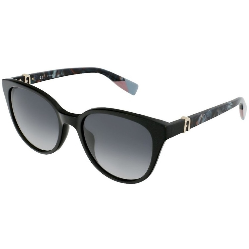 Ochelari de soare de dama Furla SFU469 700Y, Negru, 55 mm