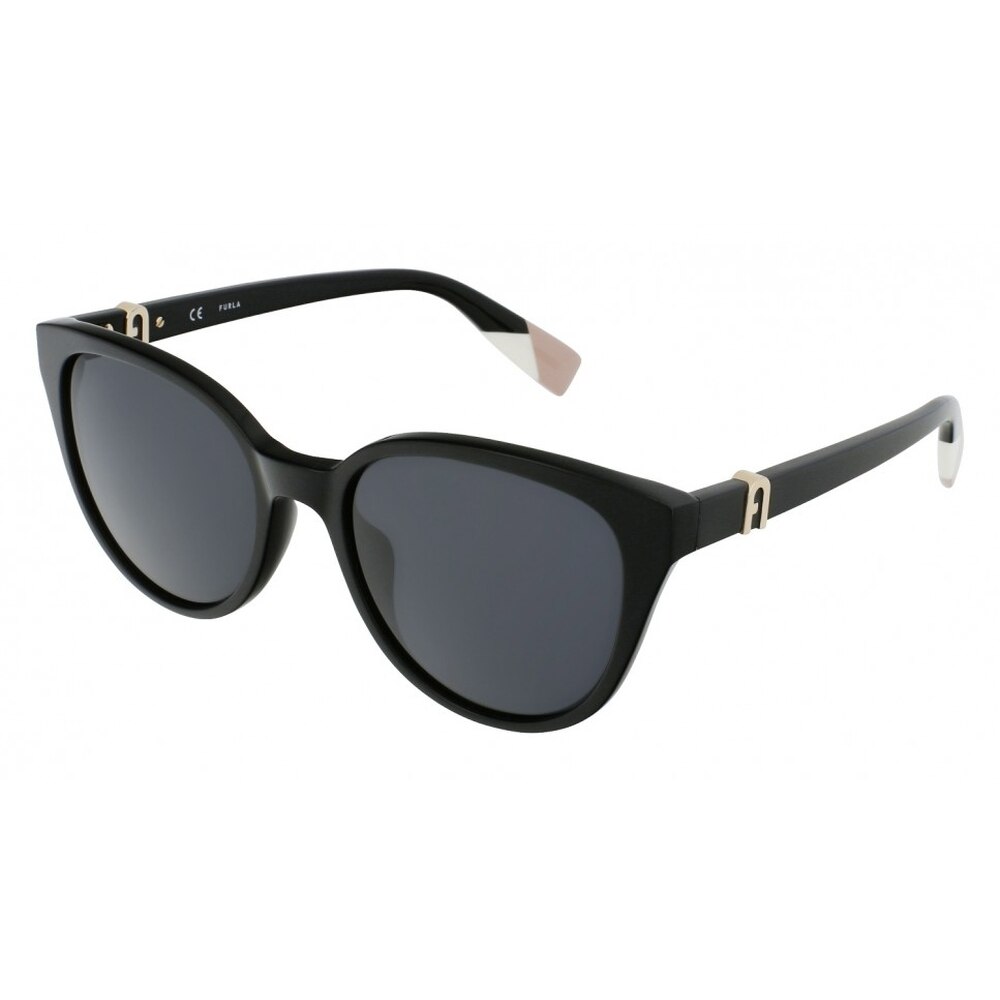 Ochelari de soare de dama Furla SFU469 0700, Negru, 54 mm