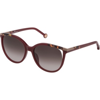 Ochelari de soare de dama Carolina Herrera SHE822 0AR3, Visiniu, 55 mm Ochelari de soare de dama Carolina Herrera SHE822 0AR3, Visiniu, 55 mm