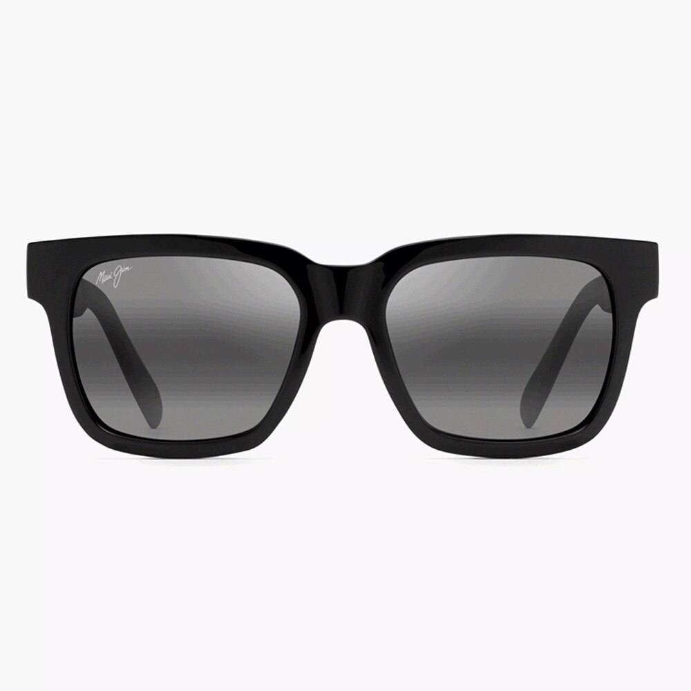 Ochelari de soare de dama Maui Jim MONGOOSE 540 02, polarizati, Negru, 54 mm