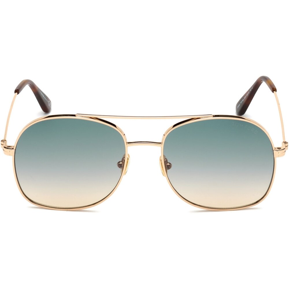 Ochelari de soare de dama Tom Ford FT0758 28P, Auriu, 58 mm