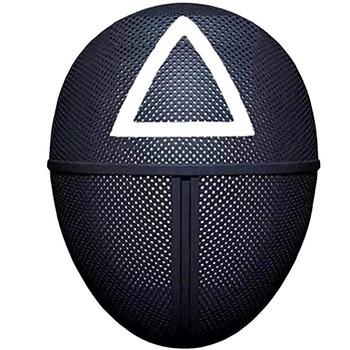 Masca Squid game, jocul calamarului, halloween, model triunghi, SQUID-M Masca Squid game, jocul calamarului, halloween, model triunghi, SQUID-M