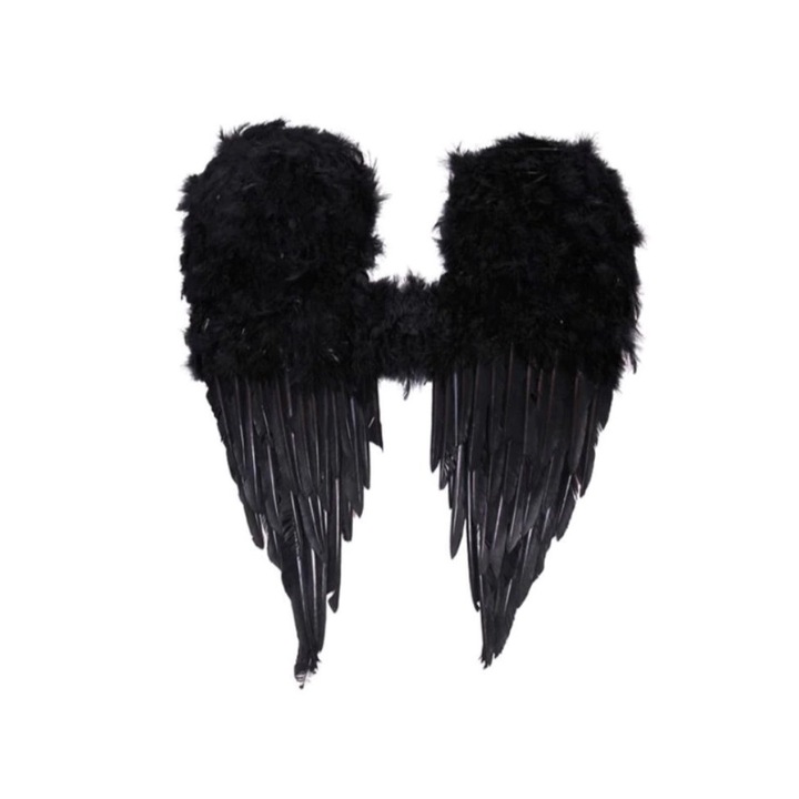 Aripi negre de inger, Maleficent, pentru Halloween