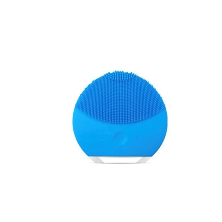 Dispozitiv de curatare faciala Lina Mini 2, Aquamarine, 8000 oscilatii/minut, 8 viteze, Acumulator, hipoalergenic, Albastru JRH®