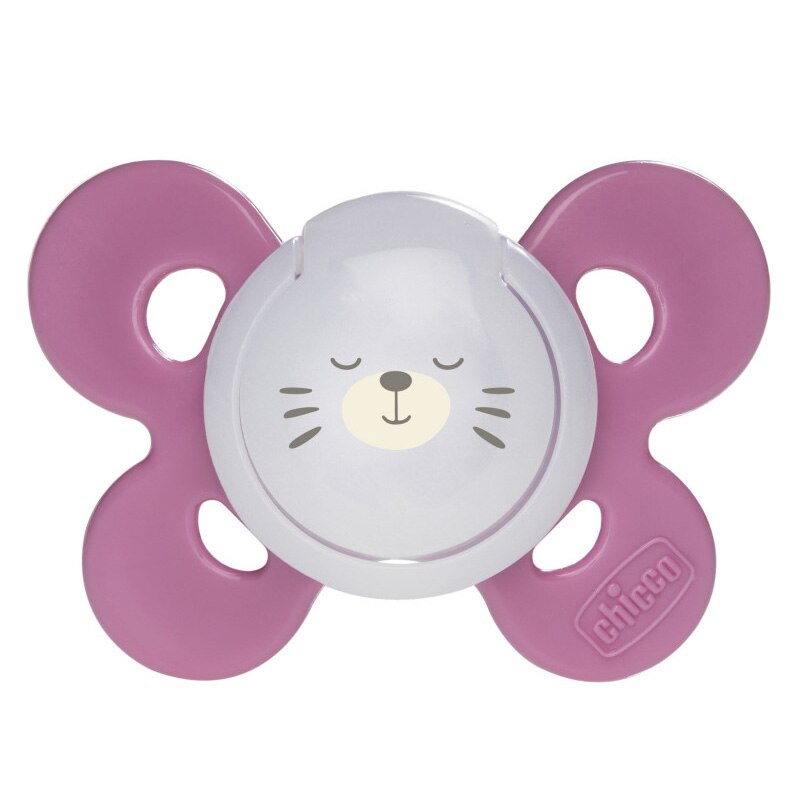 Suzeta ortodontica din silicon Chicco Physio Forma 059072M, Mov 16 - 36 luni