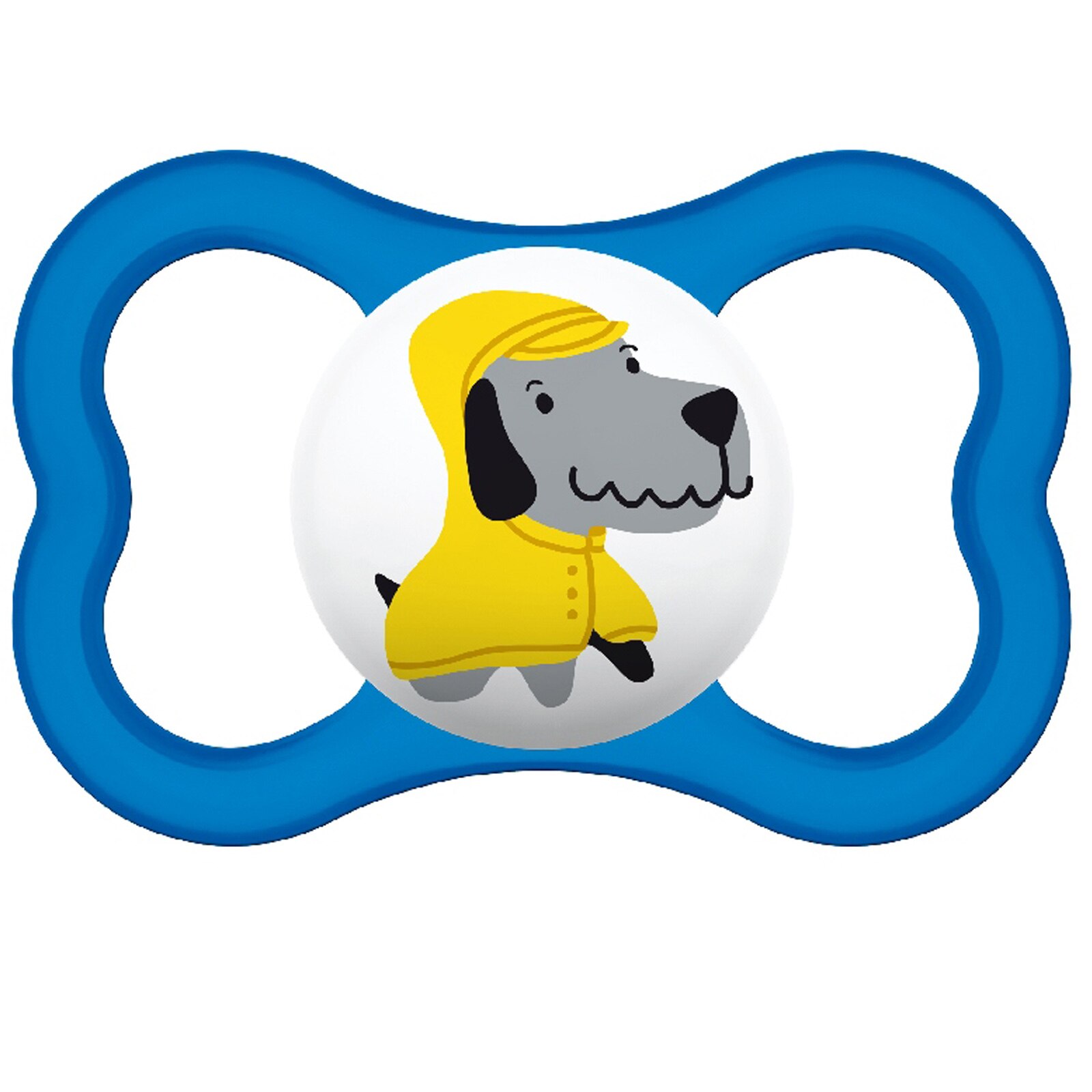 Suzeta ortodontica din silicon 1 MAM Air 682230, Albastru 16+ luni