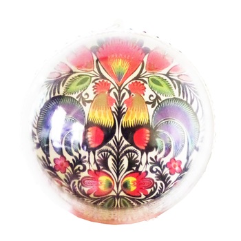 Glob de Craciun 14 cm Doi Cocosi Motive Taranesti Traditionale Glob de Craciun 14 cm Doi Cocosi Motive Taranesti Traditionale