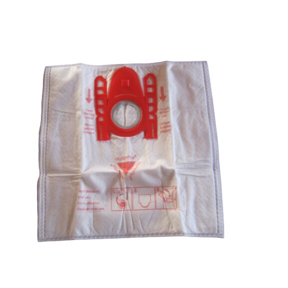 Set 10 saci de aspirator universali Rewe EH19, 27.5 x 27.5 cm, dimensiune plastic 9.5 x 12 cm, microfiltru plus