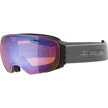 Ochelari ski Alpina Granby HM, Grey/Mirror Blue, marime M/L, lentila S2 Ochelari ski Alpina Granby HM, Grey/Mirror Blue, marime M/L, lentila S2