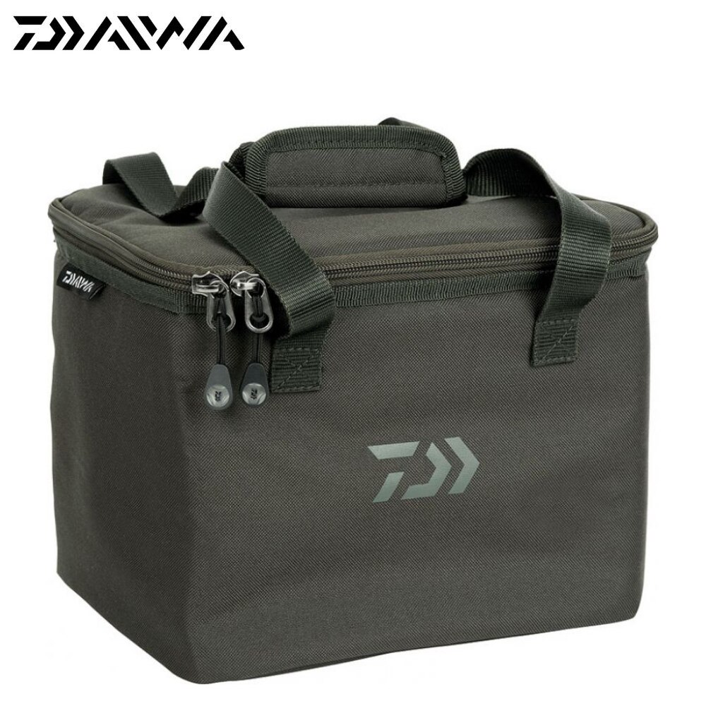 Geanta pescuit, kaki, poliester, DAIWA Infinity System Large Accessory & Cool Bag