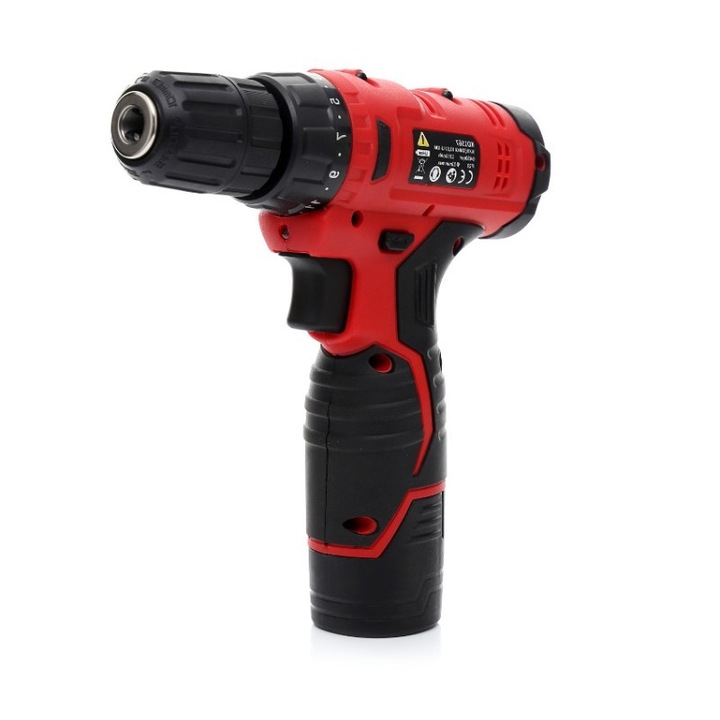 Bormasina cu acumulator, KD1567, Kraf&Dele, de 10,8V, 1300 mAh Li-Ion, 20 Nm, 650 rpm, cu LED