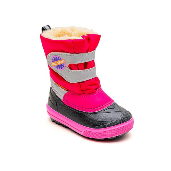 Cizme zapada Demar Baby Sports, Rosu/Negru