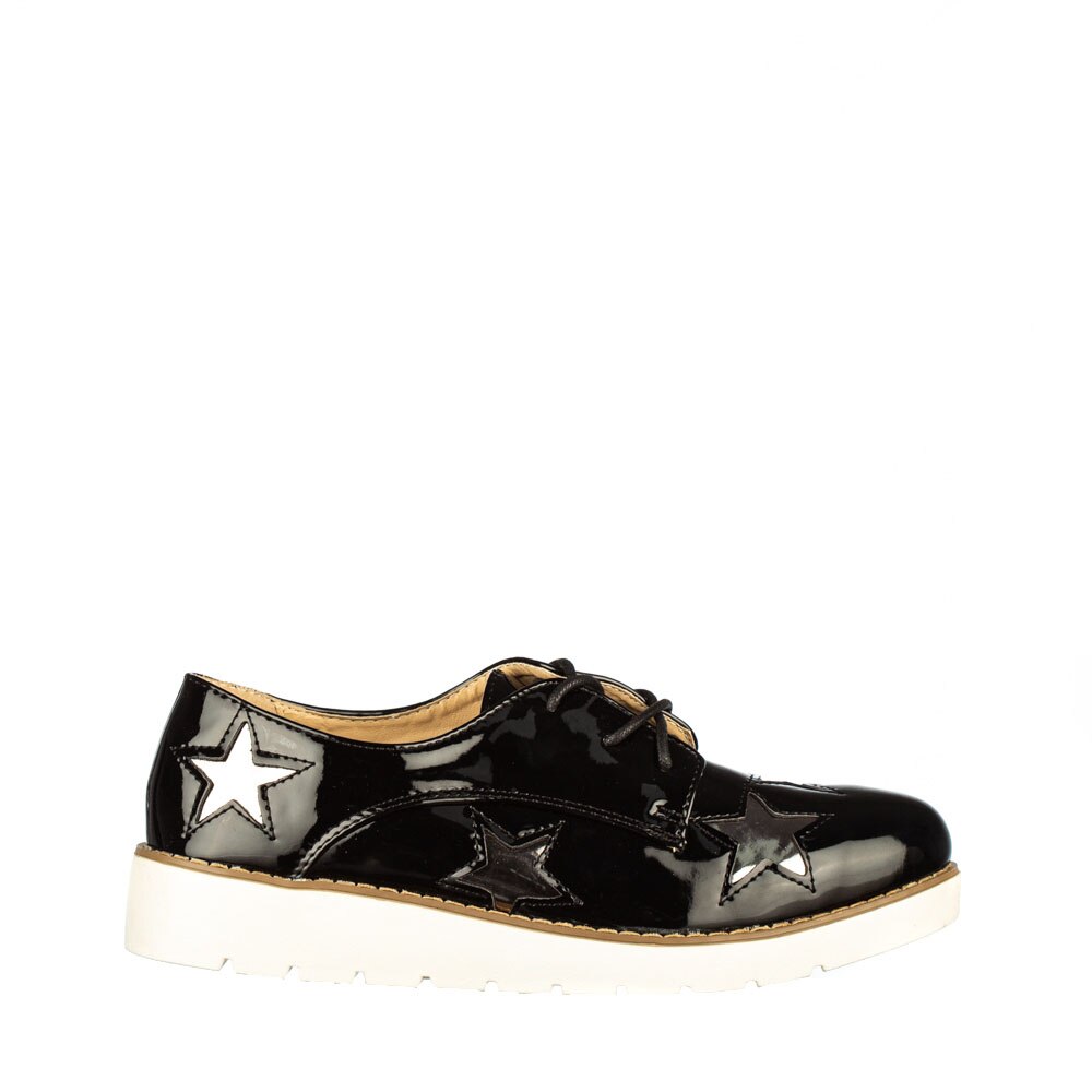 Pantofi casual dama Mirabela, Negru, 39