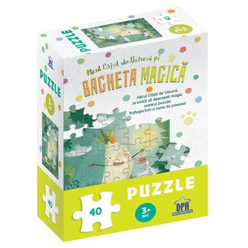 Micul catel de usturoi si bagheta magica - puzzle, Lavinia Trifan Micul catel de usturoi si bagheta magica - puzzle, Lavinia Trifan