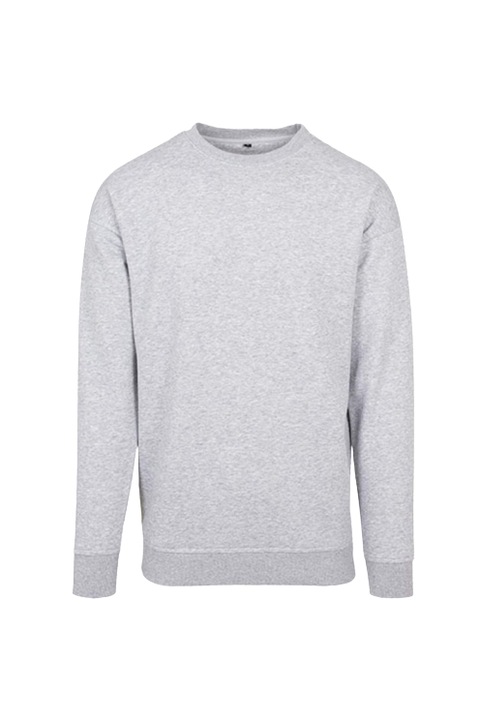 Bluza Build Your Brand, Bumbac, Gri